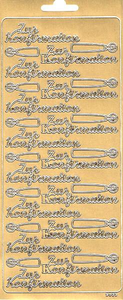 Konfirmation-Sticker, Stickerbogen Schrifzug Einladung zur Konfirmation, Klebe Sticker Konturen –Einladung zurKonfirmation, Konturensticker, Sticker-Einladung zur Konfirmation, Klebesticker, Foliensticker, Aufkleber, Bastelzubehör