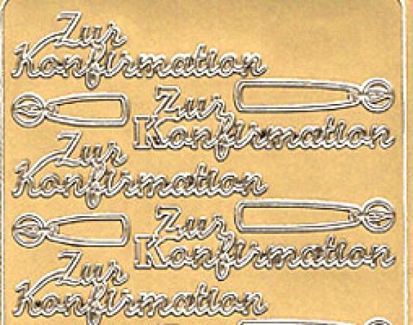 Konturensticker, Kommunion-Sticker, Stickerbogen "Kommunion", Klebesticker, Konfirmation, Konturensticker, Sticker, Stickerbogen, Klebesticker, Foliensticker, Bastelzubehör