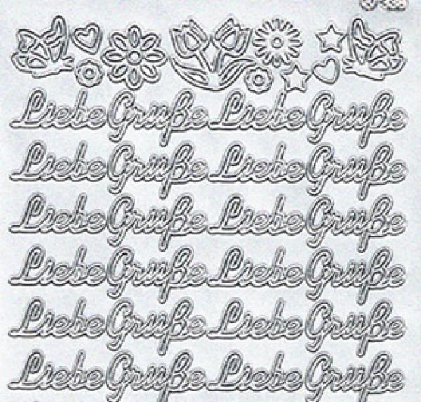 Konturensticker Schriftzug, Bastelsticker Schriftzug, Stickerbogen Schriftzug, Bastelsticker, Klebe Sticker, Konturen–Sticker, Ziersticker, Klebesticker, Foliensticker, Aufkleber, Bastelzubehör