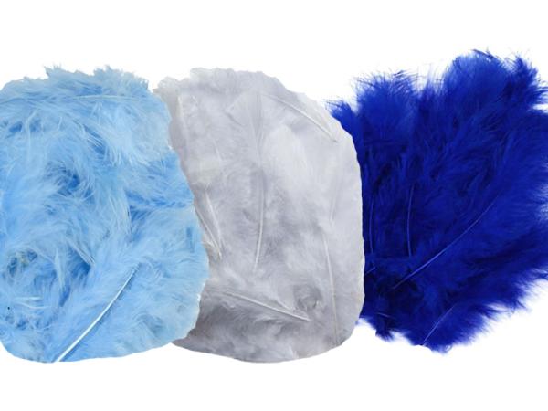 Bastelfedern, Marabufedern