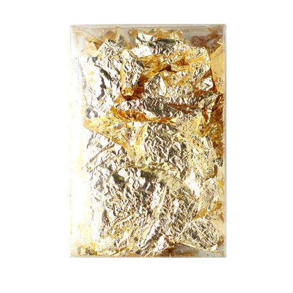 Blattmetall-Flocken, Schlagmetall-Flocken, Deko-Metall Flocken, Veredlung Gegenstände, Bastelartikel