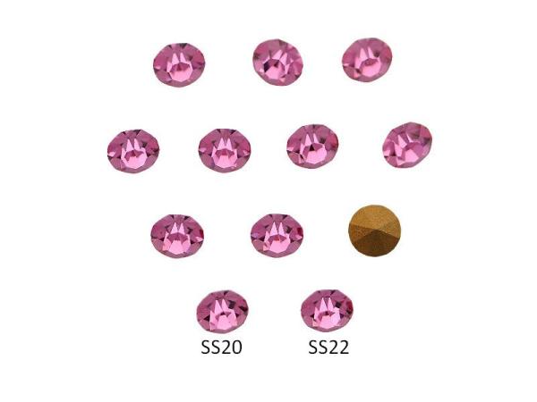 Strasssteine, Swarovski® Kristall, Chaton, zum Einfassen, zum Einkleben, Glassteine, Strass-Steine, Schmucksteine, Bastelsteine