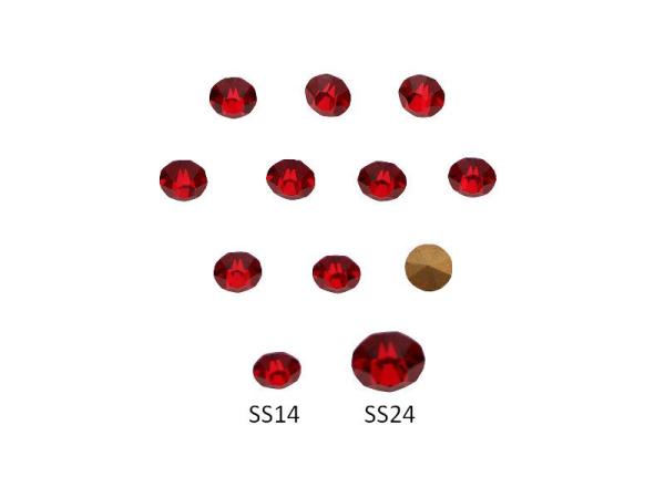Strasssteine, Swarovski® Kristall, Chaton, zum Einfassen, zum Einkleben, Glassteine, Strass-Steine, Schmucksteine, Bastelsteine