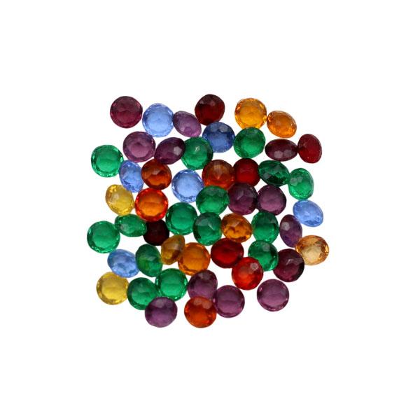 Strasssteine Mix, Glassteine bunt, Schmucksteine, Deko Glas Steine, Bastelsteine