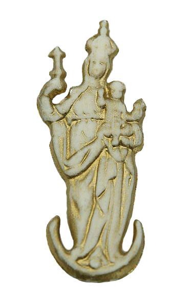 Verzierwachsornament Madonna