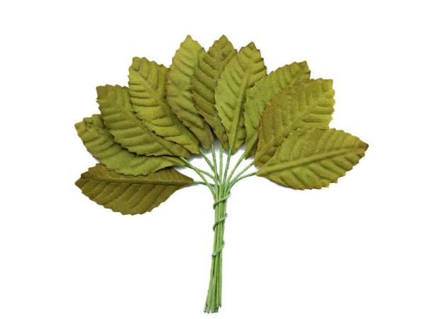 Blätter, Künstliche Blätter, Seidenblume, Kunstblume, Bastelmaterial