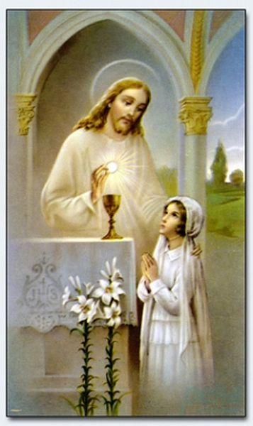 Heiligenbildchen Kommunion, selbstklebend