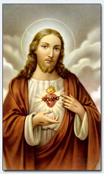 Heiligenbildchen Herz Jesus, Heiligenbilder