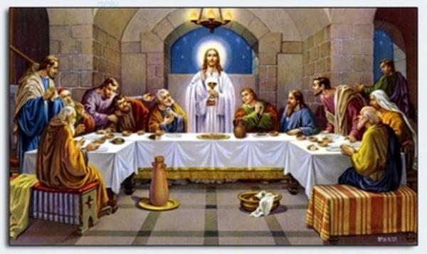 Heiligenbildchen Abendmahl, Heiligenbilder