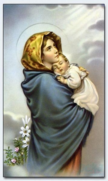 Heiligenbildchen Madonna (Feruzzi)