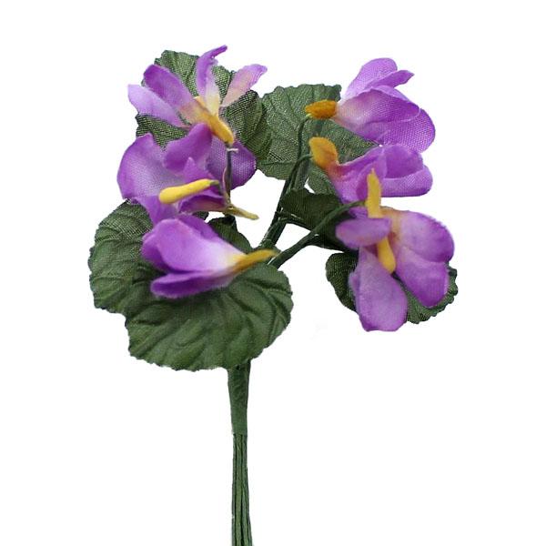 Veilchen, Hornveilchen, Kunstblume, Dekoblume, Seidenblume