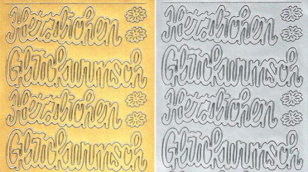 Konturensticker Schriftzug, Bastelsticker Schriftzug, Stickerbogen Schriftzug, Bastelsticker, Klebe Sticker, Konturen–Sticker, Ziersticker, Klebesticker, Foliensticker, Aufkleber, Bastelzubehör