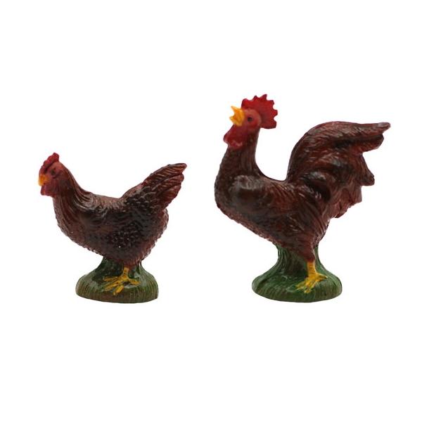 Wachsmotive Hahn, Huhn, Wachs