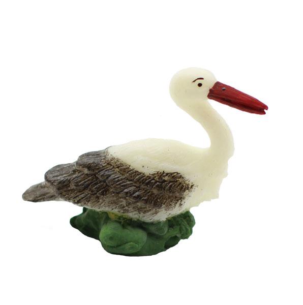 Storch, Wachsfigur, Wachsornament, Wachsmedaillon, Wachsrelief, Wachsartikel, Bastelartikel