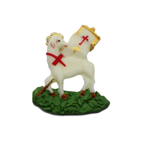 Osterlamm, Lamm, Schaf, Wachsmotive, Wachsornament, Wachsmodel, Wachsverzierornament, Wachsartikel, Wachsmedaillon, Wachssymbol, Wachsrelief, Material & Zubehör Klosterarbeiten, Bastelmaterial, Dekoration