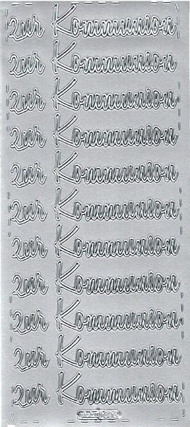 Konturensticker, Kommunion-Sticker, Stickerbogen "Kommunion", Klebesticker, Konfirmation, Konturensticker, Sticker, Stickerbogen, Klebesticker, Foliensticker, Bastelzubehör