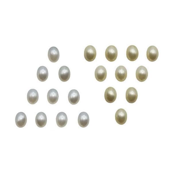 Cabochon, Muggelstein, Strasssteine, Schmucksteine Oval, No-Hotfix, Glasformsteine zum Kleben, Einfassen, Dekoration, nicht selbstklebend Glitzersteine, Bastelsteine, Dekosteine