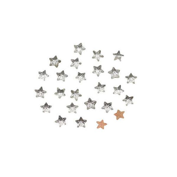 Strasssteine Sterne, Schmucksteine, Ziersteine, Glassteine, Bastelsteine, Dekosteine, Weihnachtensdeko