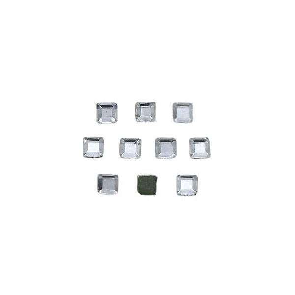 Strasssteine, Quadratisch, Strasssteine-Hotfix, Accessoires Textilien, Glas-Strasssteine, Bastelsteine, Glitzersteine, Ziersteine, Glassteine, Dekosteine, Bastelzubehör