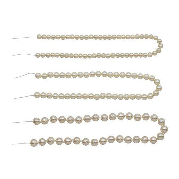 Glaswachsperlen, Wachsperlen Dekoperlen, Schmuckperlen, Bastelperlen