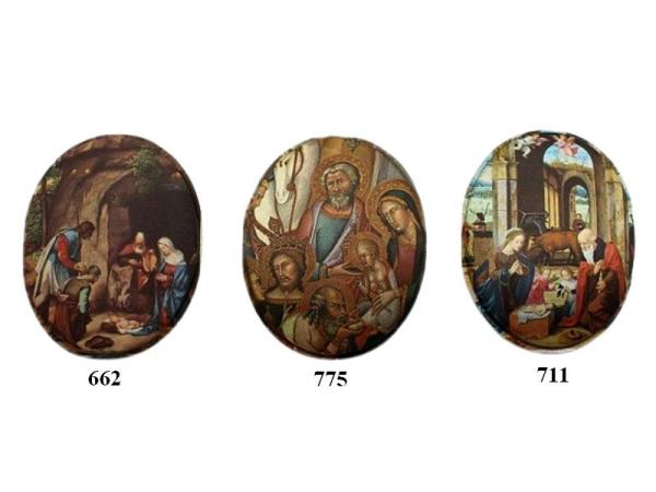 Seidenbild Weihnachten