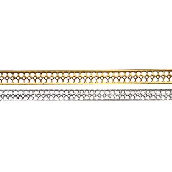 Metallzierbänder, Messingzierbänder, Galarien, Kupfer, Verzinnt, Messingzierband, Metallzierband, Messingstreifen, Metallband, Messing-Galerie, Galerie-Muster, Galerie-Band, Beschlagteile, Schmuckherstellung, Messingzubehör, Modellbau, Dekoration, Bastela