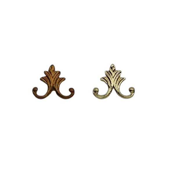 Metallzierteil,  Metallornament, Metall Ornament, Metall Zierteil, Besatzteil, Deko Metallornament, Bastelmaterial