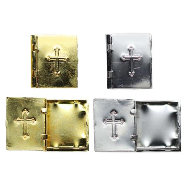 Metall Rosenkranzdose, Metallornament, Metall Zierteil, Besatzteil, Bastelmaterial
