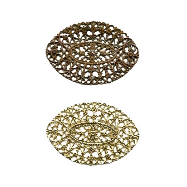 Deko Metallornament, Metall Zierteil, Besatzteil, Bastelmaterial