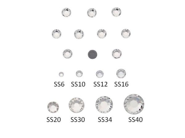 Strasssteine, Swarovski® Kristalle - HOTFIX, Strass-Steine zum Aufbügeln, Strasssteine zum Aufkleben, Glitzersteine, Bastelsteine, Schmucksteine, Deko-Strasssteine