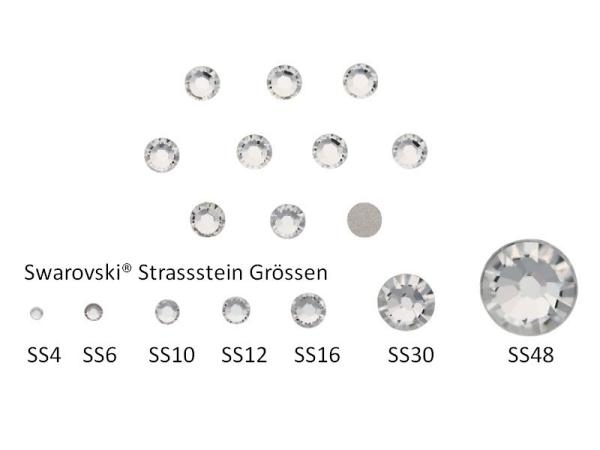 Strasssteine, Swarovski® Kristalle - KEIN Hotfix, Strass-Steine zum Einkleben, Glitzersteine, Bastelsteine, Schmucksteine Deko-Strasssteine, Bastelsteine