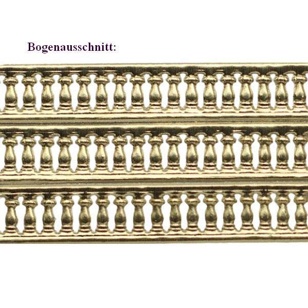alustradenborte, Prägeartikel, Dresdner Pappe, Bastelmaterial