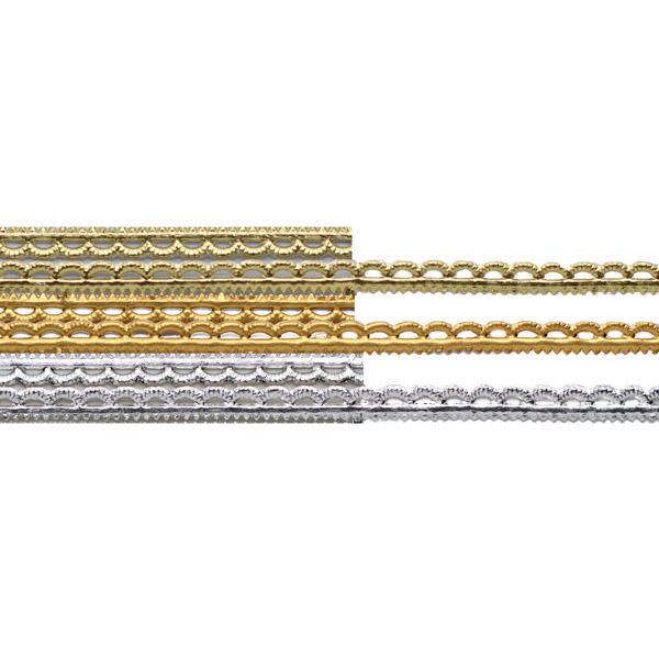 Muschelborte, Papierbordüre, Dresdner Pappen, Dresdner Pappe, Prägeartikel, Bastelartikel, Bastelmaterial