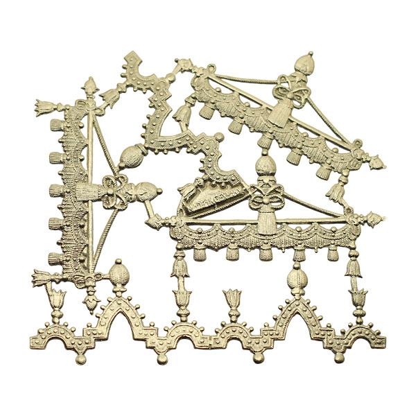 Oster Fahnensatz, Dresdner Pappe, Prägeartikel