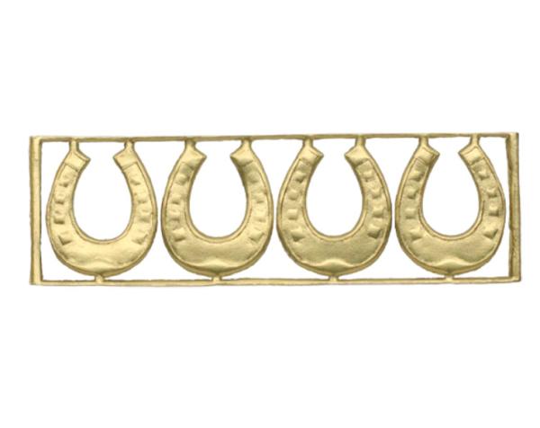 Dresdner Pappe, Prägeartikel, Hufeisen