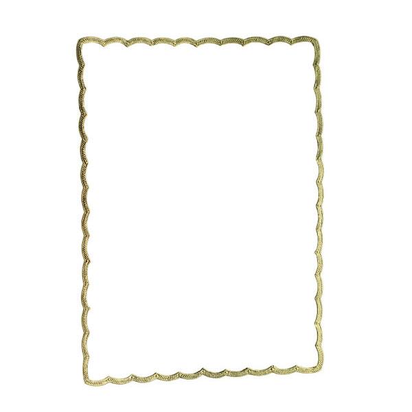 Zierornament, Rahmen, Dresdner Pappe, Prägeartikel, Bastelmaterial