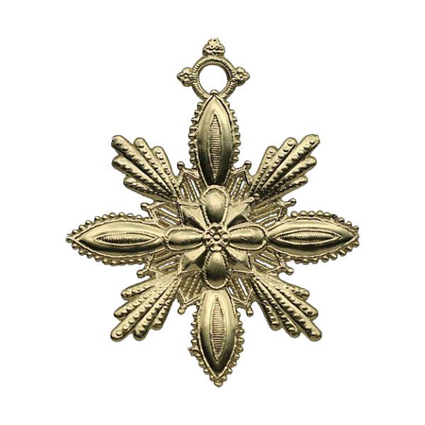 Cottilionorden, Dresdner Pappen, Orden, Papierrosette, Blumenrosette/Schneekristall, Dresdner Pappe, Prägeartikel, Bastelartikel, Bastelmaterial