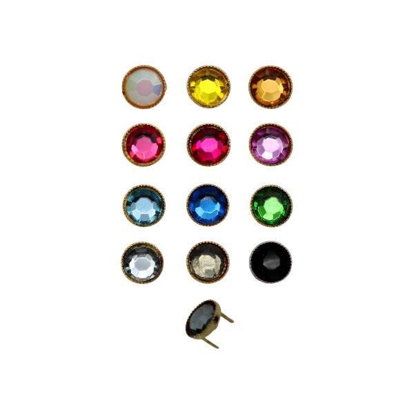 trassnieten, Strass Splintnieten, Ziernieten, Krallennieten, Bastelartikel