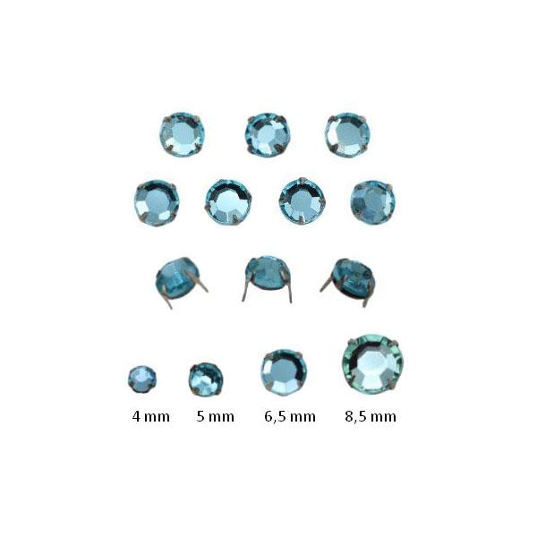 Ø 4 mm, Ø 5 mm, Ø 6,5 mm     3 mm Ø 8,5 mm                                  5 mm Ziernieten, Strassnieten, Strass Splintnieten, Nieten, Metallnieten, Strassziernieten, Splintnieten, Krallennieten, Metallkegelnieten, Deko Nieten, Ziernieten für Textilien u