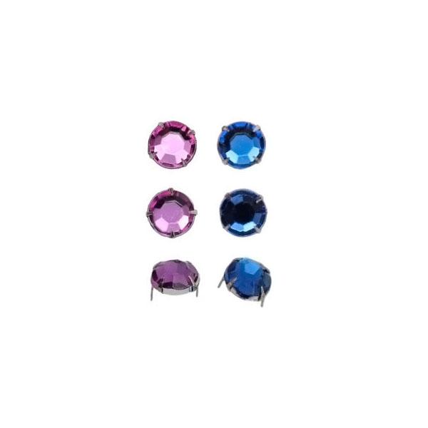 Strassnieten, Strass Splintnieten, Ziernieten, Krallennieten