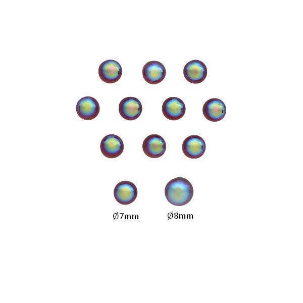 Muggelsteine Rund, Cabochon, Glasnuggets, Glassteine, Cabochons, Glas Dekosteine, Bastelsteine, Bastelzubehör