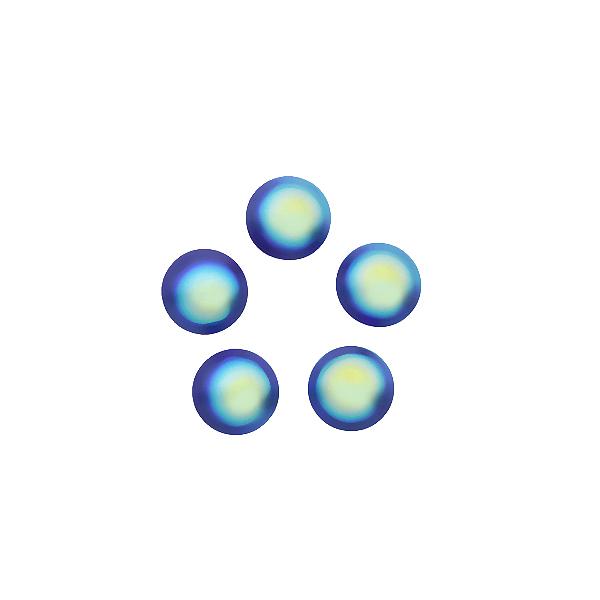 Cabochon Rund, Muggelsteine, Glasnuggets, Halbperlen, Glassteine, Cabuchons, Klebesteine,  Bastelsteine, Bastelzubehör