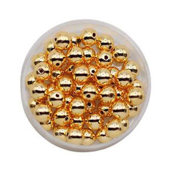 Metallic-Perlen, Kunststoffperlen, Bastelperlen, Perlen, Perlenmischung