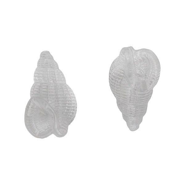 Bastelperlen Spitzmuschel, Acrylglasperlen, Bastelperlen, Schmuckperlen
