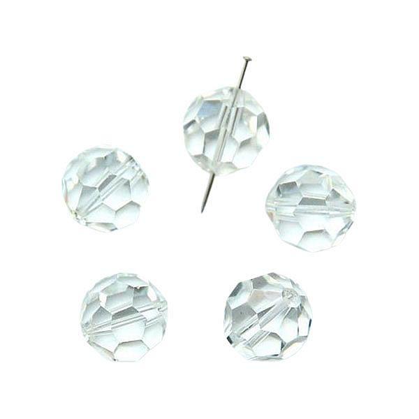 Glasperlen, Glasschliffperlen facettiert, Schmuckperlen, Bastelperlen