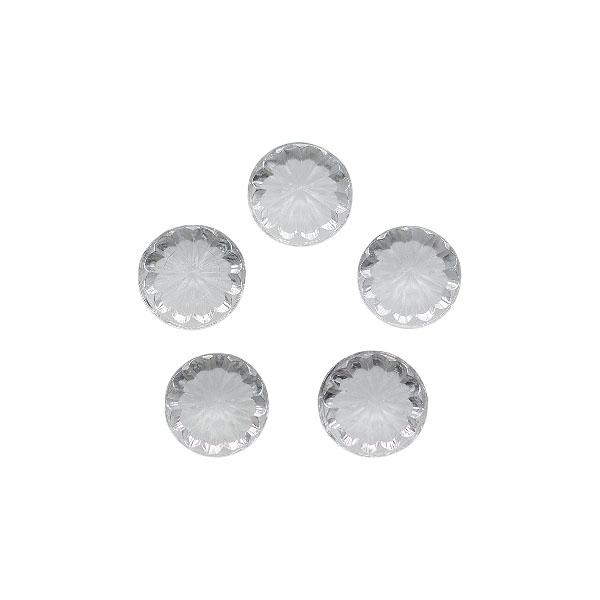 Cabochon Rund, Muggelsteine, Glasnuggets, Halbperlen, Glassteine, Cabuchons, Klebesteine,  Bastelsteine, Bastelzubehör