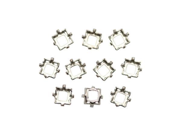 Kesselfassung, Fassung für Strasssteine, Einfassen, Schmuckherstellung, Bastelartikel