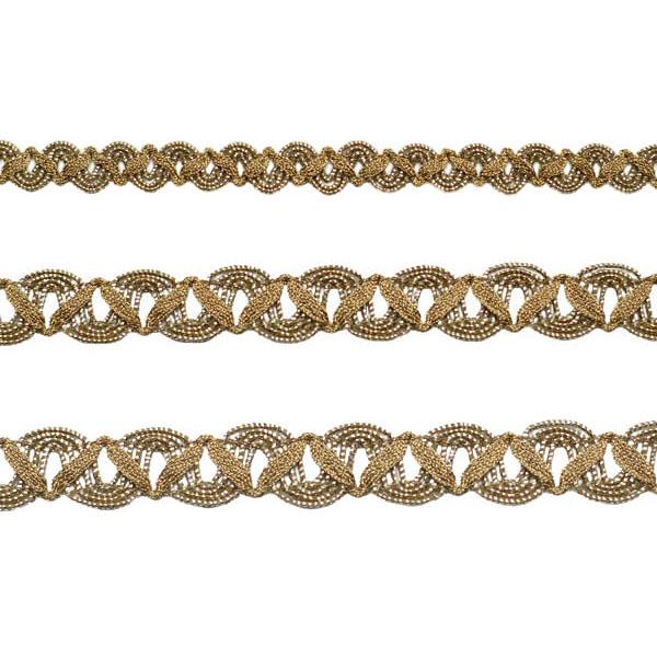 Brokatborten, Brokat Borte, Posamentenborte, Zierborten, Bastelartikel