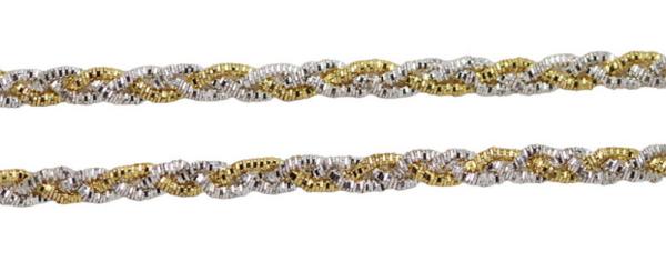 Bouilliondraht Zopfborte-geflochten-Leonische Zopfborte Zöpfe-leonische-Borte-Metallborten-Bouilliondraht-Posamentenborten-Kurzwaren-Basteln-Dekorieren Brokatborten, geflochtene Posamentenborte-Metallzopfborten-Bastelartikel