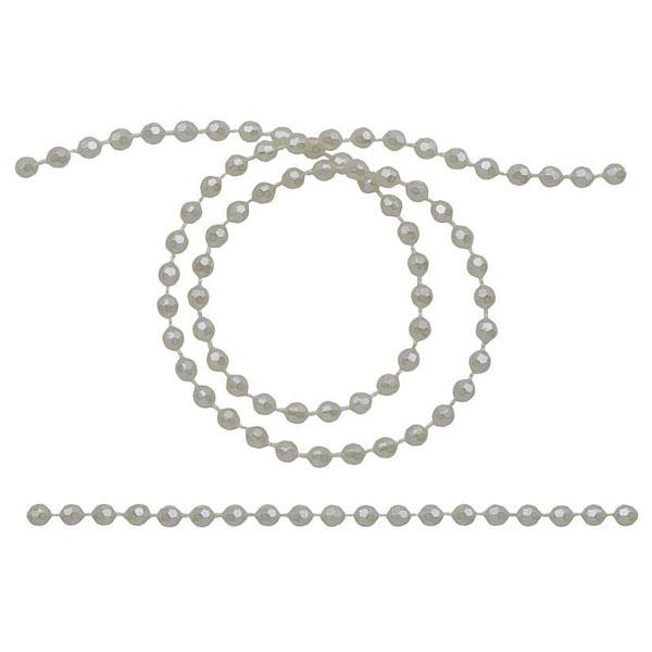 Perlenkette, Perlenschnur, Perlenband, Nähzubehör, Dekorationsband, Bastelartikell